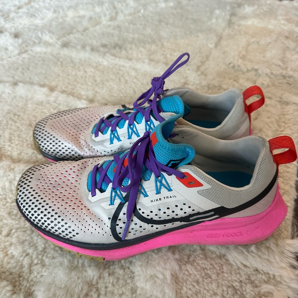 Nike Women's Athletic Shoes - Pink, Gray, and Blue